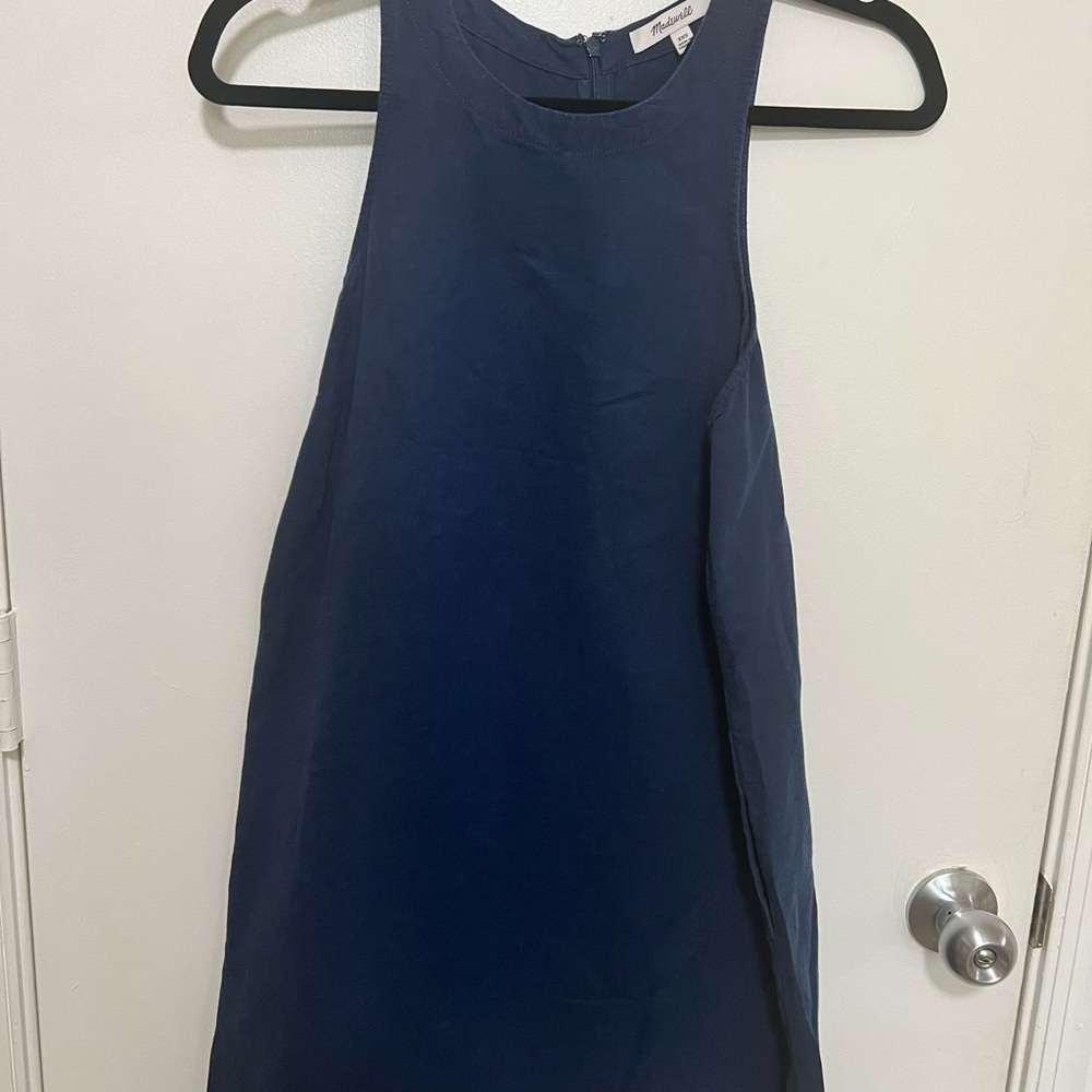 Madewell blue dress xxs